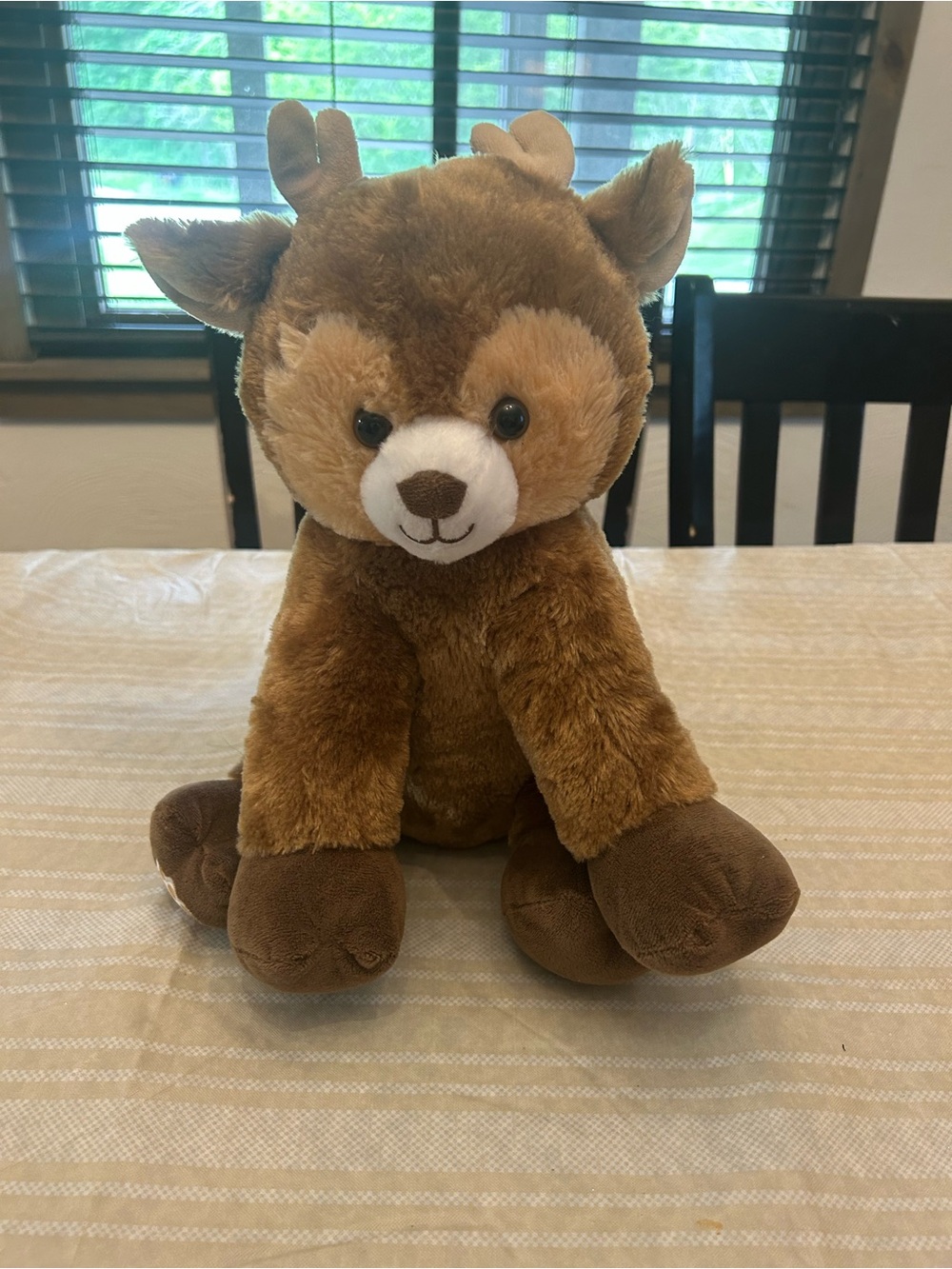 Build-A-Bear Brown Deer Plush with Dark Brown Hooves